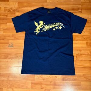 American-vintage Men's Navy and Blue T-shirt